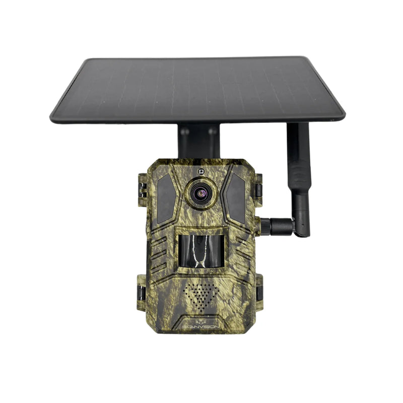 4G Viltkamera (inkl. minnekort) m/ Solcelle & Batteri & APP